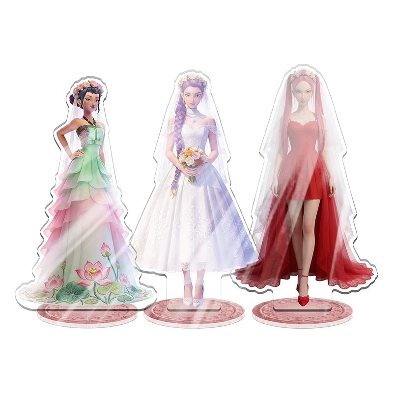 猎魔女团动漫周边二次元立牌摆件