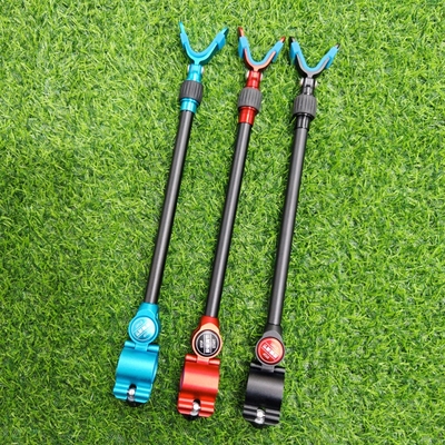 鱼竿后挂支架天线不锈钢全金属底座随意定位伸缩炮台防滑架杆配件