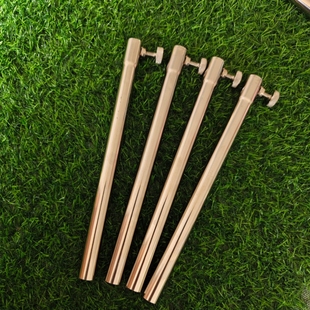 加长款不锈钢单个饵盘架配件单杆16mm饵盘管饵盘支撑管饵盘架通用