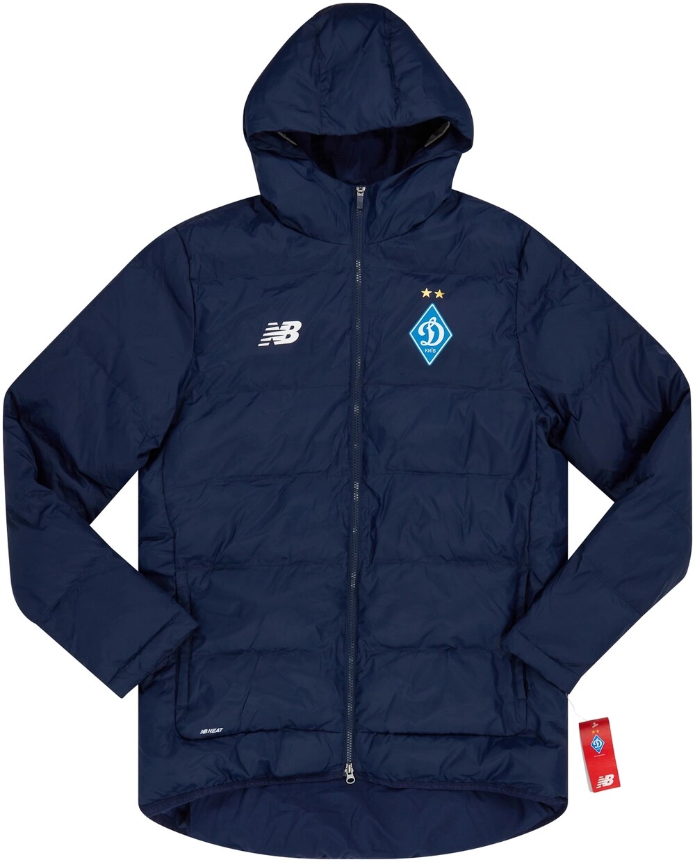 DYNAMO KYIV 남성 2019 모스크바 다이나모 PADDED 겨울 후드 트레이닝 코튼 코트 NB 구매대행