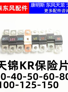 东风天锦KR GX保险片电瓶发电机预热慢熔保险丝30/40/50A60A80A
