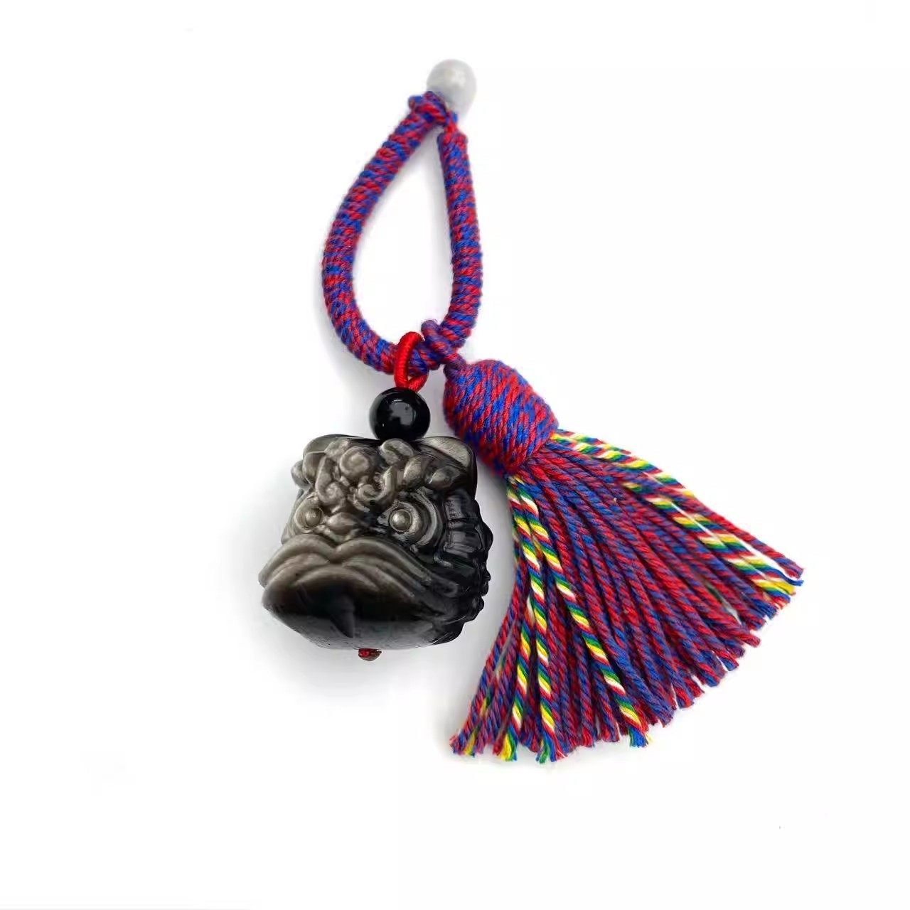 安伯曼银曜石醒狮流苏包挂件28*28mm,珠宝/钻石/翡翠,其他,淘宝优惠券,粉丝福利购,淘宝优惠卷