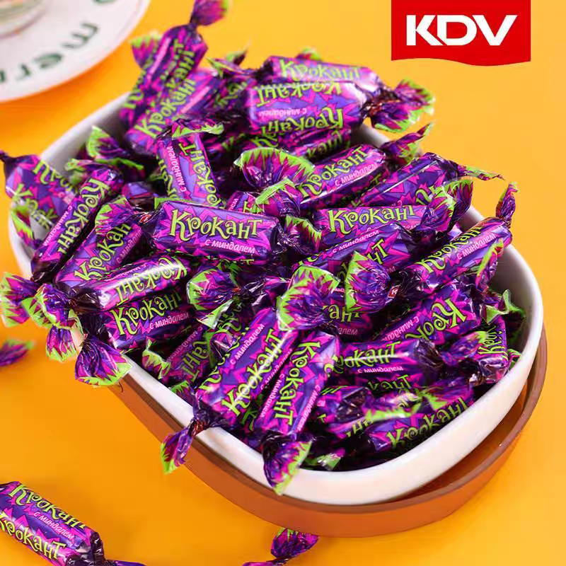 KDV俄罗斯紫皮糖酥糖原装进口