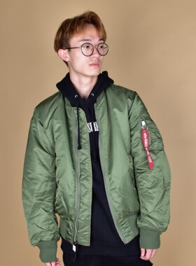 【Ohh】现货ALPHA INDUSTRIES MA1阿尔法冬季空军外套飞行夹克