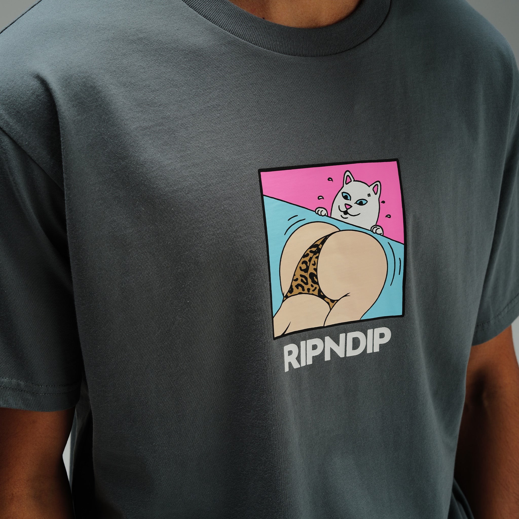 【Ohh】现货 RIPNDIP PEACHES AND NERM TEE 贱猫 短袖T恤