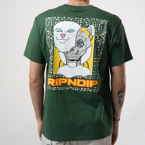 【Ohh】现货 RIPNDIP PLUGGED IN TEE 贱猫 短袖T恤