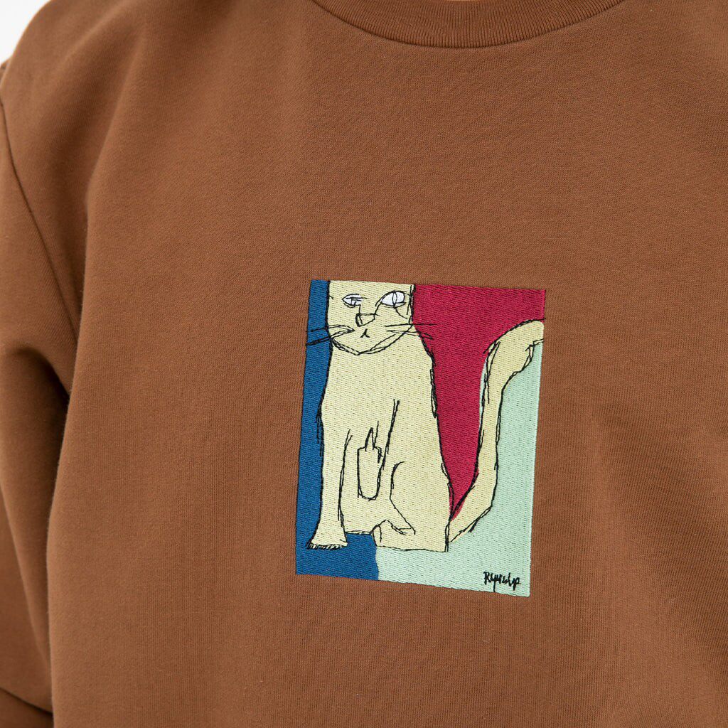 【Ohh】现货RIPNDIP NERMHOL CREWNECK 贱猫卫衣