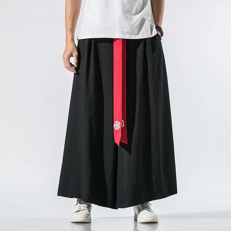 千霄凌云中国风夏季宋制改良汉服休闲裤