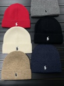 studio 秋冬亲子款 刺绣针织毛线帽 mama 小马标 百搭保暖冷帽