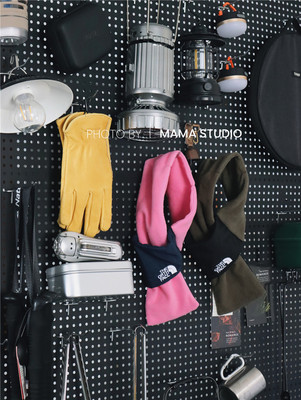 围巾围脖撞色可收纳冬季