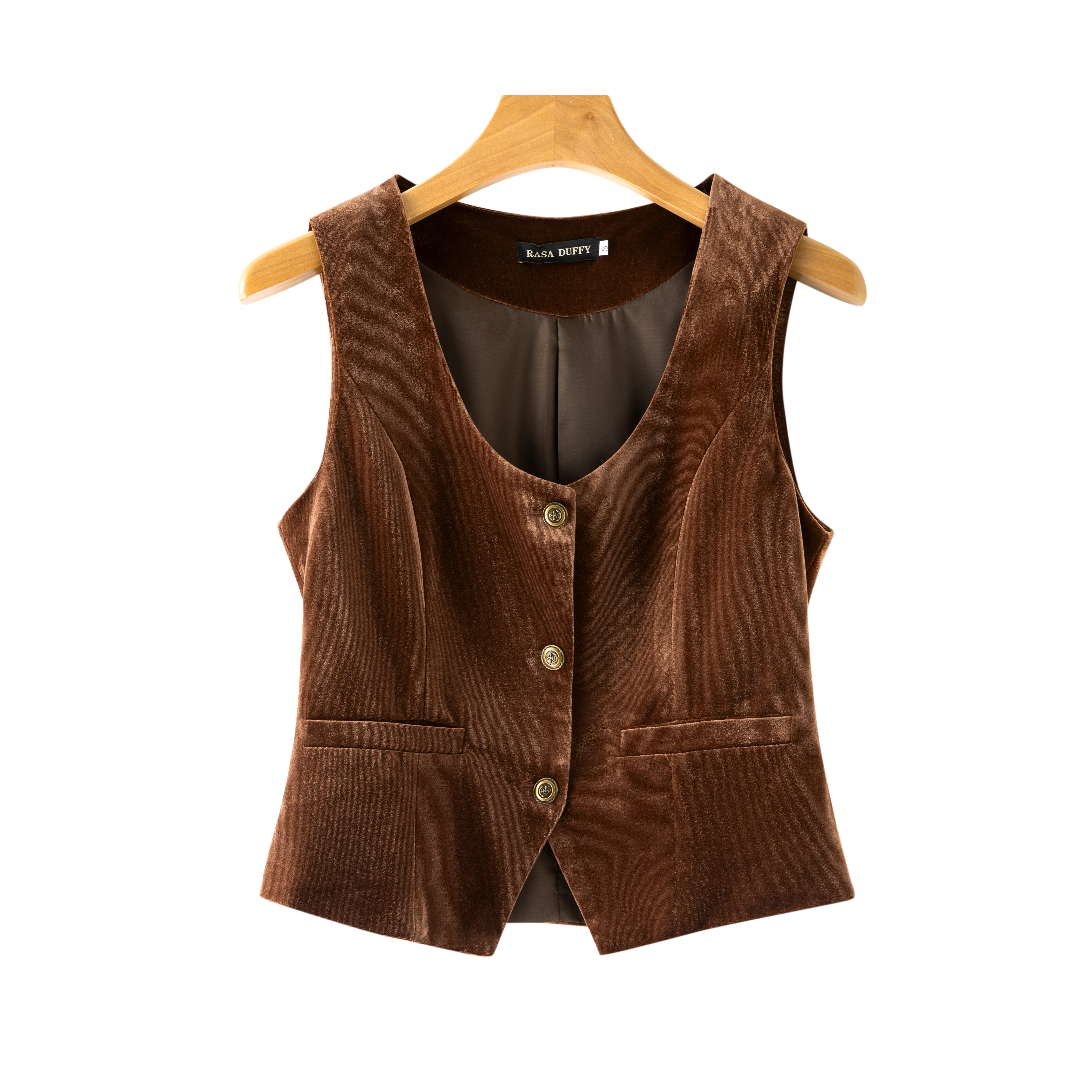 U领金丝绒2025春秋马夹女休闲时尚百搭马甲女无袖背心坎肩外套上