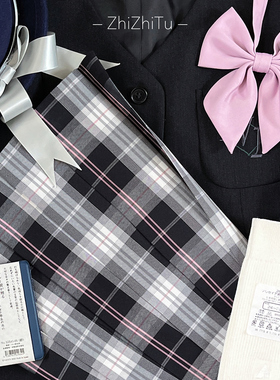 现货栀枝兔初恋格式jk日系二次元制服原创短款校园裙半身百褶裙