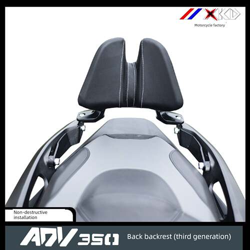 Mojie Factory适用于本田Adv350后靠背改装的佛沙Nss 350乘客后腰