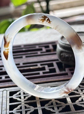 天然马料海洋玉髓满圈飘花草花白冰玛瑙小草花朵手镯立体树叶60口