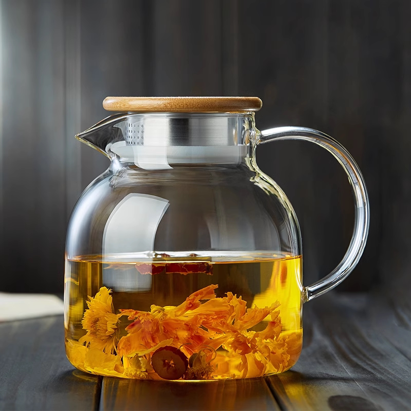 日本进口玻璃茶壶耐高温泡茶壶