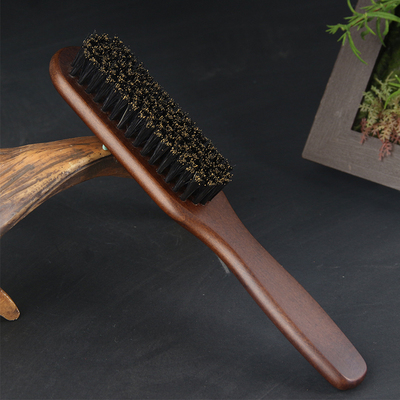 实木猪鬃毛胡须刷男士油头碎发刷理发店清洁刷胡子护理造型刷