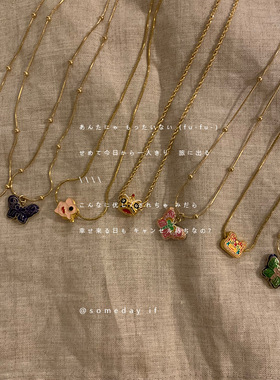 民族风醒狮项链轻奢小众国风闺蜜秋冬毛衣链招财寓意好中式锁骨链