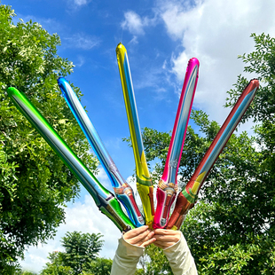 大号宝刀大宝剑儿童卡通偃月刀气球幼儿园活动夜市摆摊地推玩具