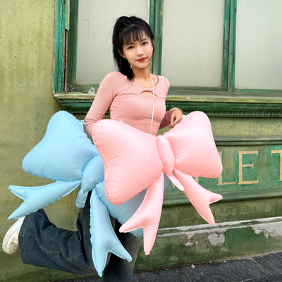 大蝴蝶结铝膜哑光气球