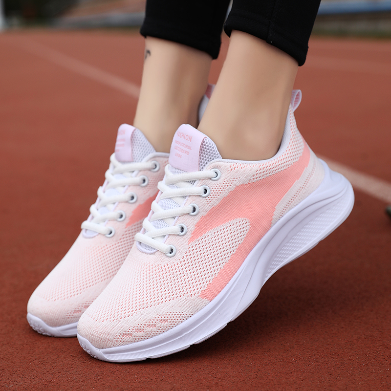 双星轻便软底透气女鞋防滑运动鞋