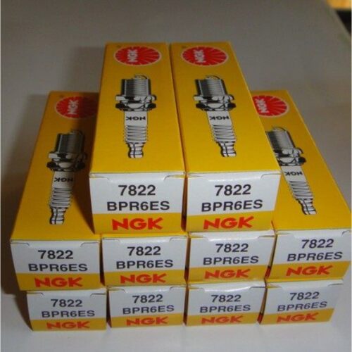 NGK火花塞BPR6ES(7822) AX100摩托车专用国产F6TC/F7TC 互换