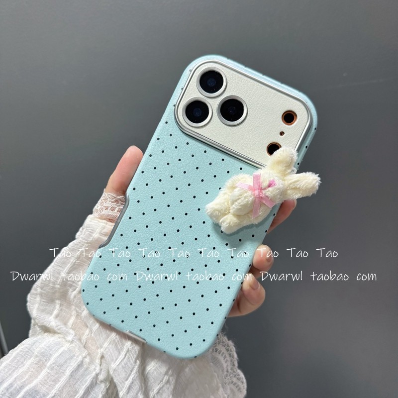 小清新可爱毛绒立体兔子大视窗适用iPhone17Pro手机壳苹果16pro max日韩15全包14软13Max新款网红防摔保护套,3C数码配件,手机保护套/壳,淘宝优惠券,粉丝福利购,淘宝优惠卷