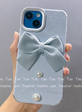 简约ins蓝色雪山纹适用于苹果17promax手机壳华为MATE70PRO大小珍珠15防摔16潮流13个性14小香风11新款12pm