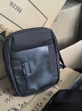 孤品出口意大利外贸尾货男士单肩包斜挎包休闲挎包多功能牛津布包