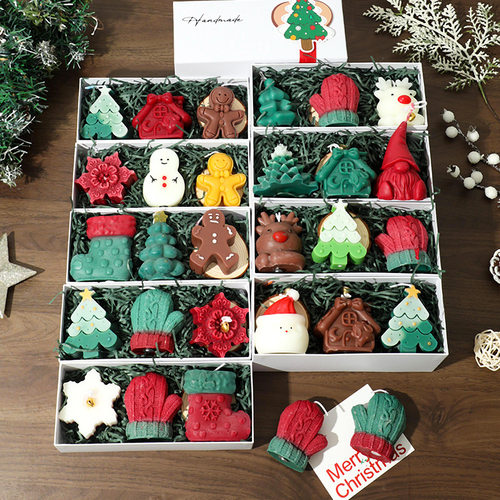 Christmas scented candle gift box set home fragrance handmad