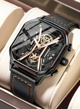 瑞士品牌新款多功能男士手表超强夜光石英表Men's quartz watches