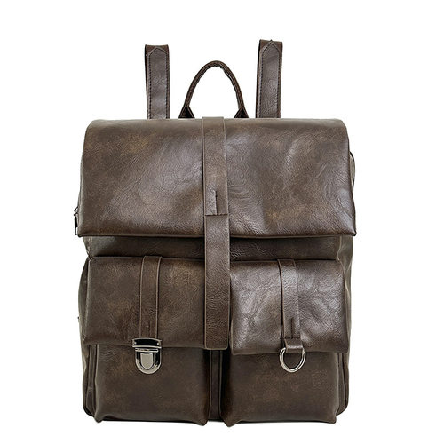 Retro Women's Backpack Travel Cross-border New Fashion Large