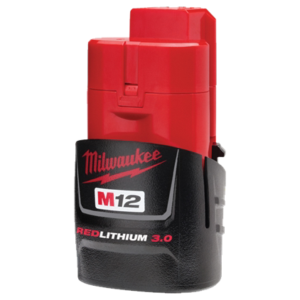 限时优惠  米沃奇 M12 通用型锂电池3.0Ah4.0Ah6.0Ah