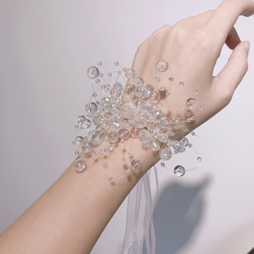 闪亮新娘手腕花高级感