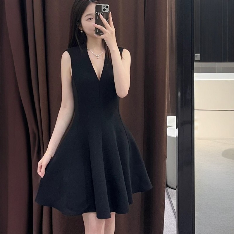 ZA外贸出口新品女装ZW系列波浪宽摆V领无袖鱼尾短连衣裙 2344188,女装/女士精品,连衣裙,淘宝优惠券,粉丝福利购,淘宝优惠卷