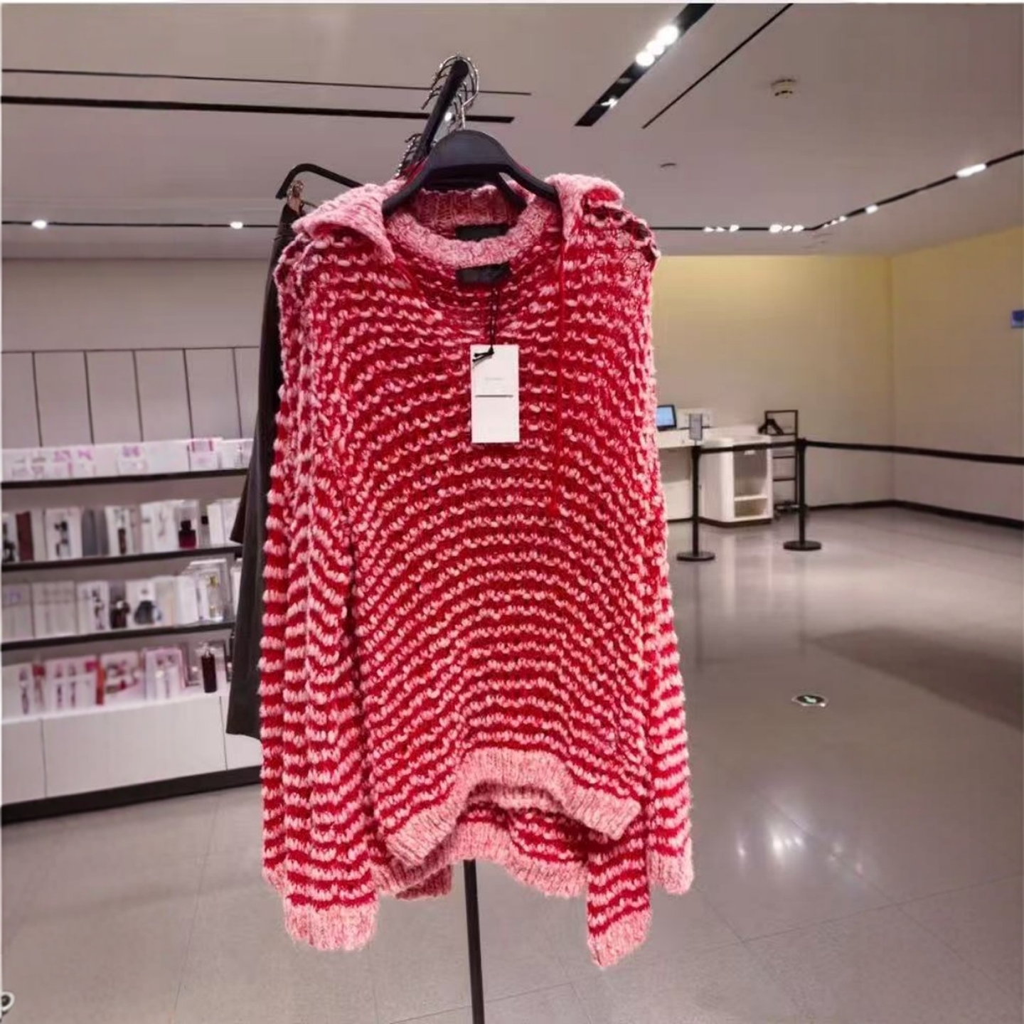 粗线编织质感POLO衫领针织衫罩衫