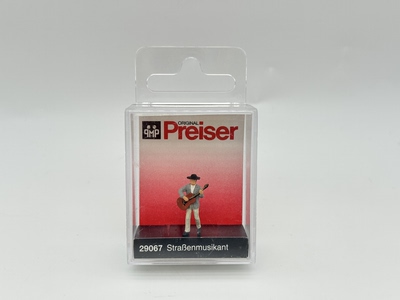 Preiser田中达也模型场景 微缩微距小人 创意摄影29067弹吉他牛仔