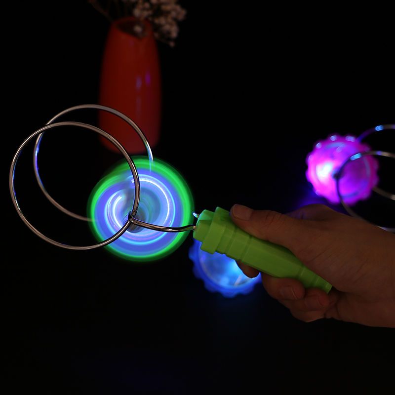 发光磁性旋转陀螺轨道悠悠球