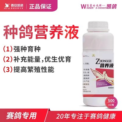 【种鸽营养液500ml】提高繁殖性能、延长种鸽使用年限