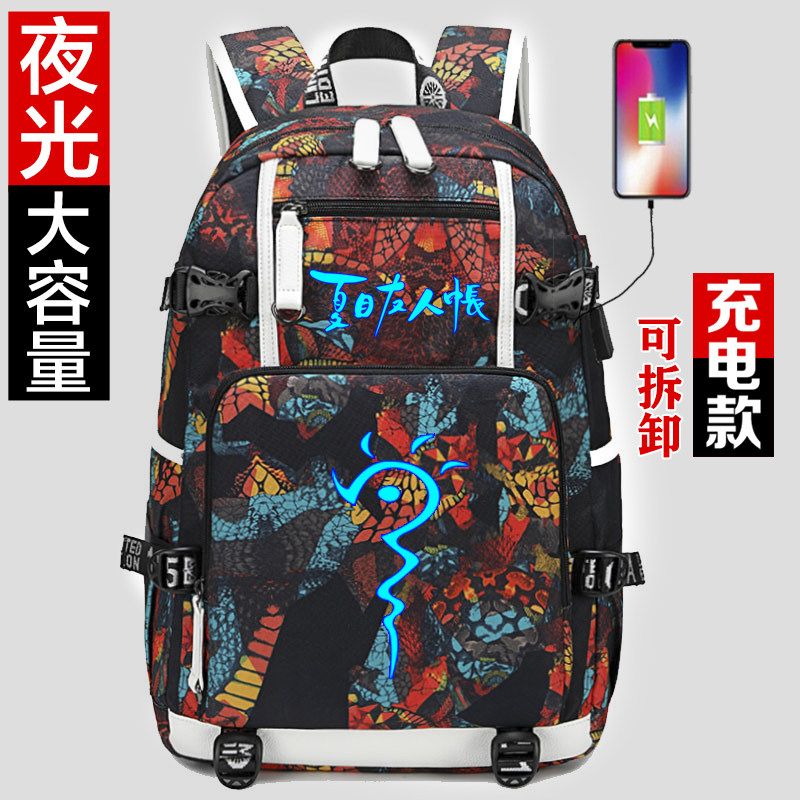 夏目友人帐 21新款夏目友人帐书包动漫联名背包男小学生时尚潮中学生双肩包 图片价格品牌报价 原仓数据