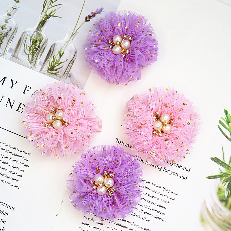 儿童星星纱发夹宝宝可爱公主顶夹小女生立体发卡刘海夹学生侧边夹,童装/婴儿装/亲子装,发饰,淘宝优惠券,粉丝福利购,淘宝优惠卷