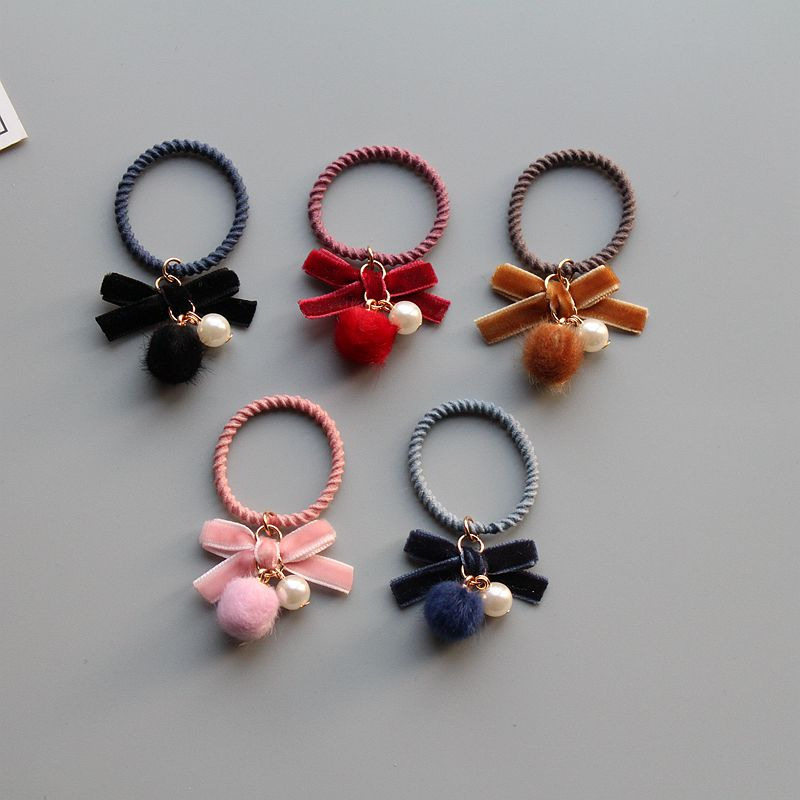 儿童手工小号发圈皮筋宝宝不伤发拇指发饰女童可爱绒布毛毛球头饰,童装/婴儿装/亲子装,发饰,淘宝优惠券,粉丝福利购,淘宝优惠卷