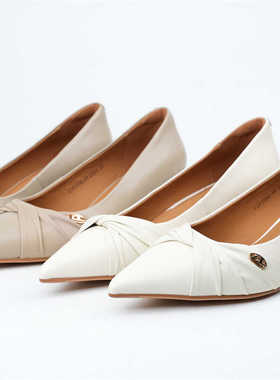 2024春秋季新款真皮鞋浅口单鞋通勤L24159A-44