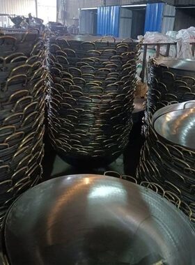 学校专用超大号农村柴火灶大铁锅加厚杀猪传统餐厅饭店炒锅土灶