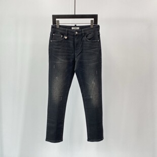 薄绒牛仔裤 25秋冬老佛爷logo字母压印男士 Lagerfeld Karl