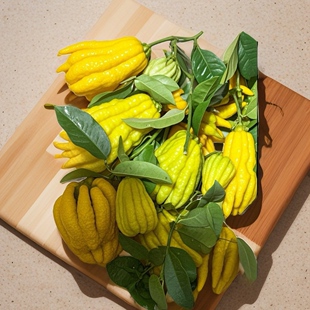 新鲜现摘佛手柑出四川佛手闻香清供天然香薰观赏可食用摆放佛手果