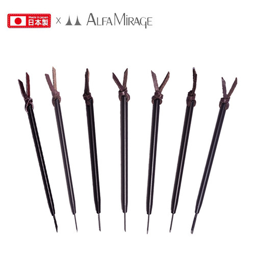 日本Alfamirage珠宝手持雕刻刀 首饰雕蜡刀套装  7件套单条雕刻刀