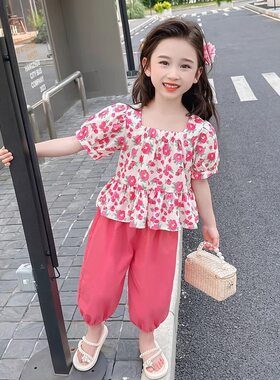 8090怀旧复古港风女童服装80后儿童演出服走秀童装穿搭高级感套装