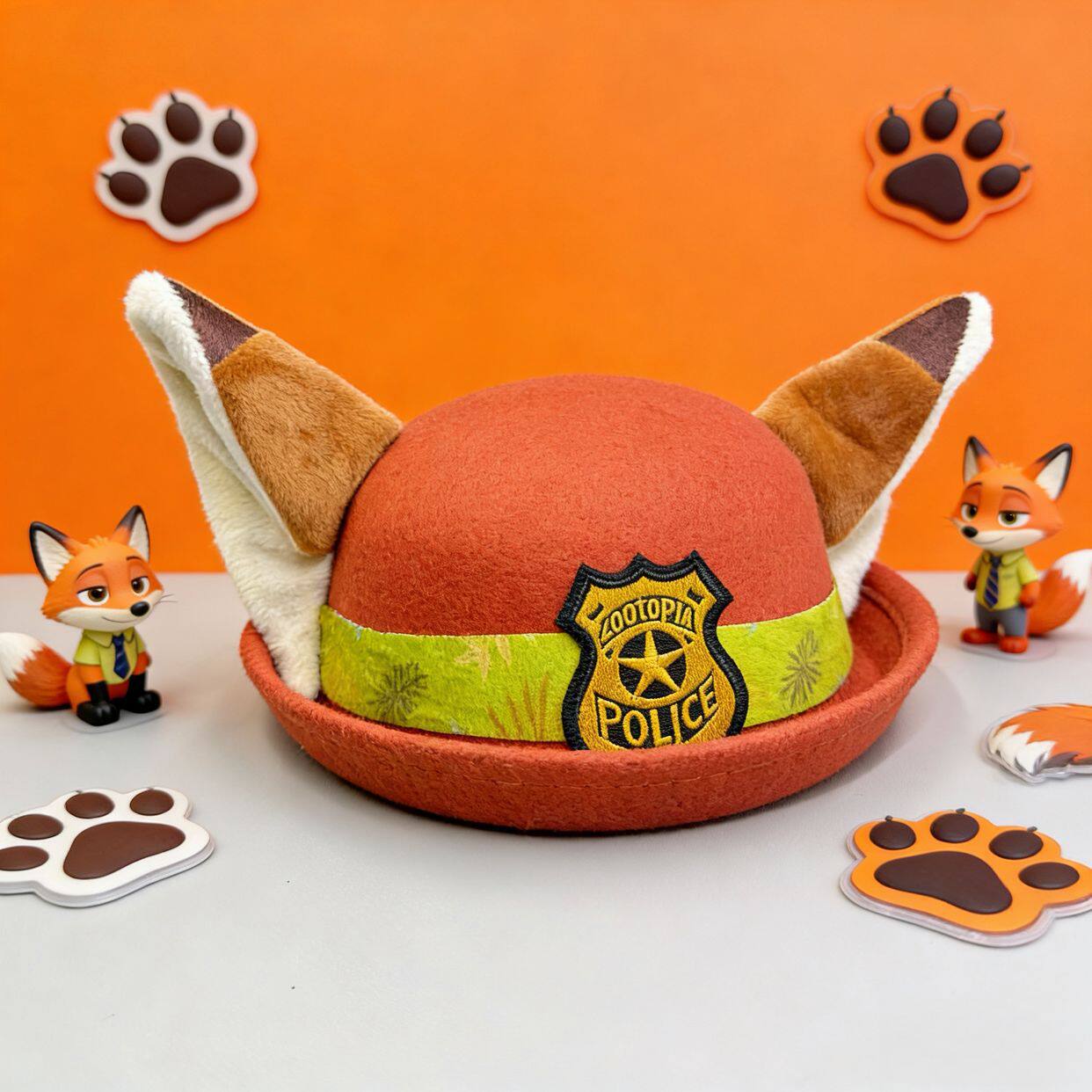 疯狂动物城2尼克警官大礼帽翻檐帽狐狸发箍发饰成人发箍儿童头饰,饰品/流行首饰/时尚饰品新,发饰,淘宝优惠券,粉丝福利购,淘宝优惠卷