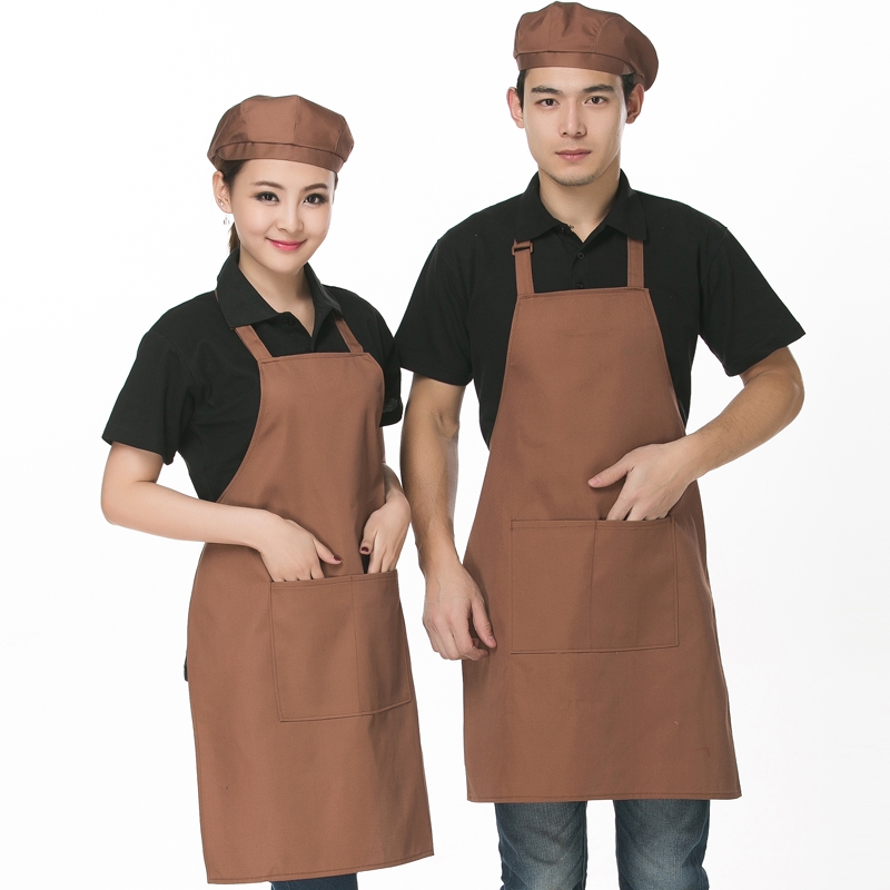 韩版时尚餐厅围裙厨师工作服