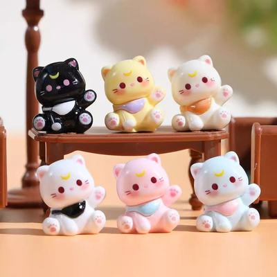 治愈系猫咪摆件高级感小众稀奇古怪小摆件桌面电脑屏幕创意装饰